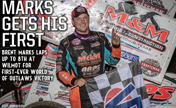 Brent Marks Dominates at Wilmot for First Career Outlaw Victory