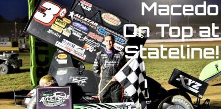 Carson Macedo claimed the All Star stop at New Stateline Speedway in New York Saturday (Jason Brown Motorsports Photography)