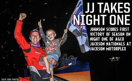 Jason Johnson won the Jackson Nationals opener Friday night (Dave Biro - DB3 Imaging)
