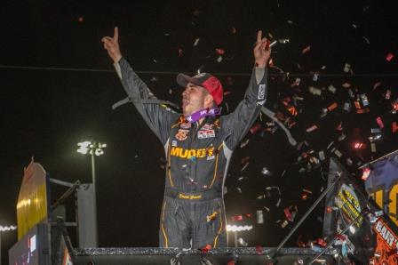 David Gravel won the WoO finale at Knoxville Saturday (Dave Biro/DB3 Imaging)