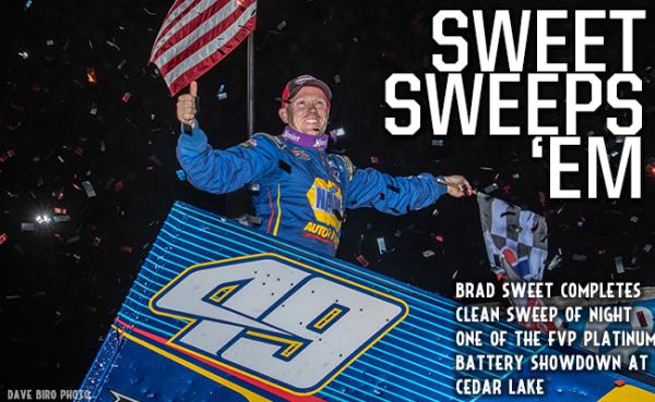 Brad Sweet Sweeps Night One of the FVP Platinum Battery Showdown at Cedar Lake