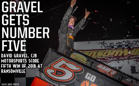 David Gravel won with the WoO at Ransomville, New York Friday (Dave Biro - DB3 Imaging)