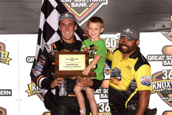 Emotional Win Goes to Carson Macedo in Jason Johnson Racing #41 at Knoxville!