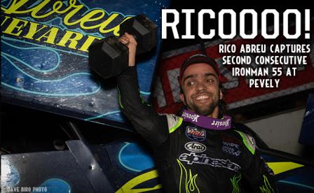 Rico Abreu won his second straight Ironman 55 at Pevely Friday (Dave Biro - DB3 Imaging)