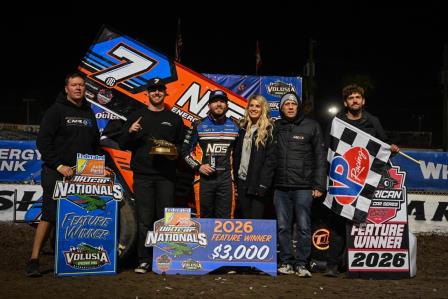 Tyler Courtney made it two for two at Volusia with ASCS on Friday (Emily Schwanke Photo) (Video Highlights from DirtVision.com)