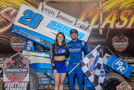Justin Peck won Saturday's ASCS event at Central Arizona (Ron Pelton Jr. Photo) (Video Highlights from DirtVision.com)