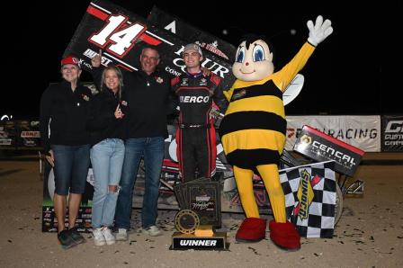 Corey Day won the Friday High Limit event in Las Vegas (Chad Warner Photo) (Video Highlights from FloRacing.com)