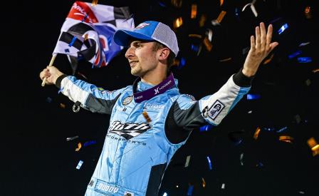 Buddy Kofoid swept the WoO weekend in Pevely (Tyler Carr Photo) (Video Highlights from DirtVision.com)