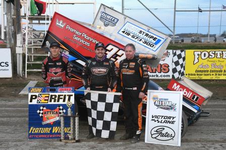 Cap Henry won the All Star opener at Attica (Paul Arch Photo) (Video Highlights from FloRacing.com)