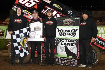 Kerry Madsen claimed the High Limit feature in Wheatland Saturday (Chad Warner Photo) (Video Highlights from FloRacing.com)