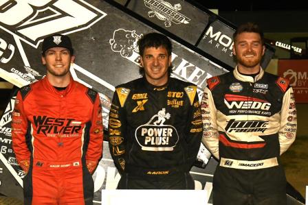 Aaron Reutzel won the All Star race at Fremont Tuesday (Paul Arch Photo) (Video Highlights from FloRacing.com)