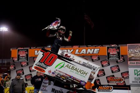 Ryan Timms won at Huset's Sunday night (Tylan Porath Photo)