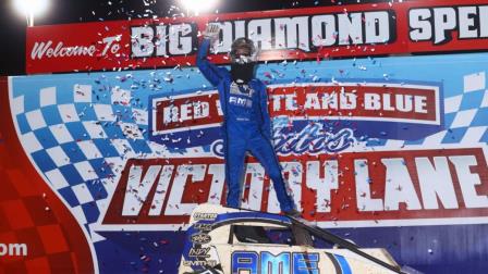 Mitchel Moles captured his first career USAC Yokohama Tire Eastern Storm Presented by Levan Machine victory on Thursday night at Pennsylvania's Big Diamond Speedway. (Rich Forman Photo) (Video Highlights from FloRacing.com)