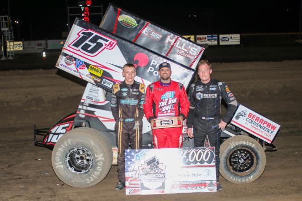 Sam Hafertepe Jr. Claims 89th American Sprint Car Series Victory in the Big One Opener at Belleville