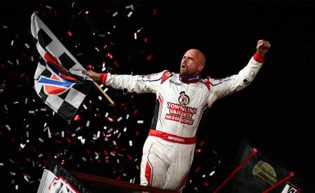 Sam Hafertepe Jr. swept the weekend with ASCS at Belleville (Don Holbrook Photo) (Video Highlights from DirtVision.com)