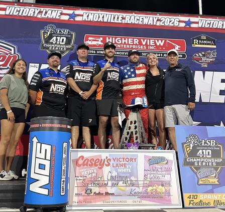 Tyler Courtney won the 410 feature at Knoxville Saturday (Video Highlights from DirtVision.com)
