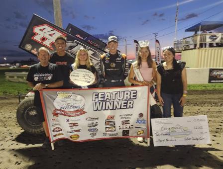 Chris Martin won the Sprint Invaders stop in Tipton Thursday