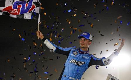 Buddy Kofoid took the WoO win in Wilmot on Friday (Tyler Carr Photo) (Video Highlights from DirtVision.com)