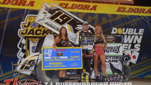 Brent Marks and Corey Day Win Features During Double Down Duel at Eldora