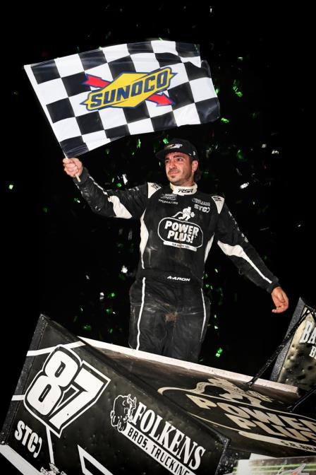 Aaron Reutzel won the High Limit stop in Ransomville Thursday (Chad Warner Photo) (Video Highlights from FloRacing.com)