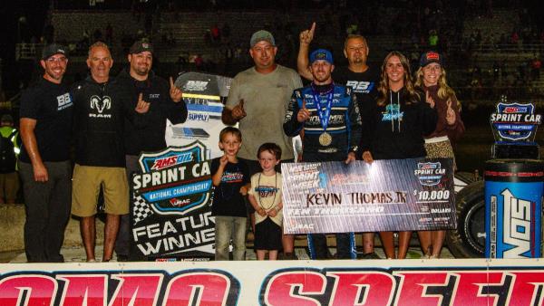Kevin Thomas Jr. Shifts Streams, Gets First USAC Sprint Win of 