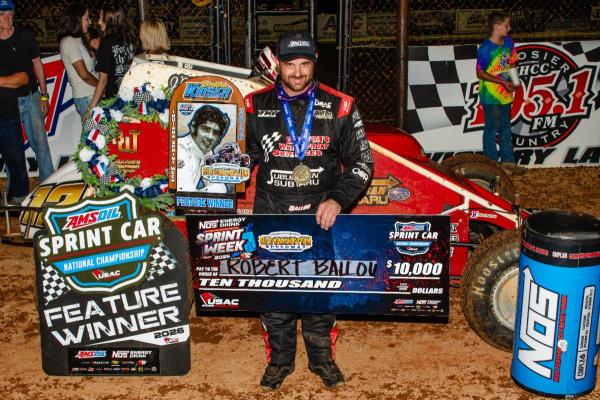 Robert Ballou Bags Bloomington on Final Lap