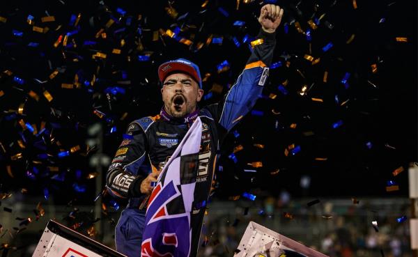 Night Before the Ironman Brings Chris Windom First World of Outlaws Win