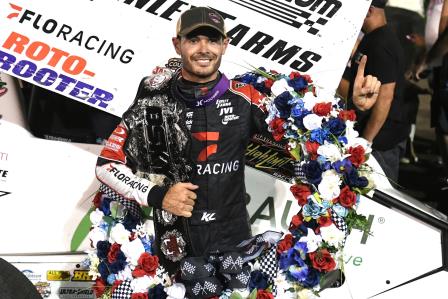 Kyle Larson won the $21,000 Front Row Challenge for the sixth time (Paul Arch Photo) (Video Highlights from FloRacing.com)