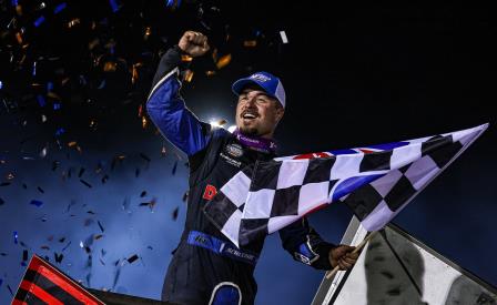 Logan Schuchart took the WoO feature at Jackson Saturday (Tyler Carr Photo) (Video Highlights from DirtVision.com)