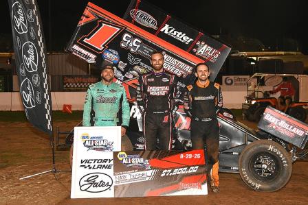 Nate Dussel won his first All Star feature Saturday at Sharon (Video Highlights from Sharon Speedway)