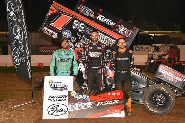 Nate Dussel Etches Name in All Star Win List at Sharon Speedway