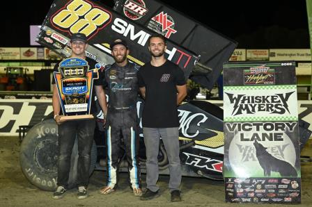 Tanner Thorson won the Skagit Nationals opener Thursday (Chad Warner Photo) (Video Highlights from FloRacing.com)
