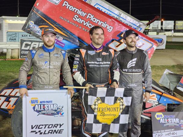 Cap Henry Scores 15th Career All Star Win After Winning Night One of Jim Ford Classic at Fremont Speedway