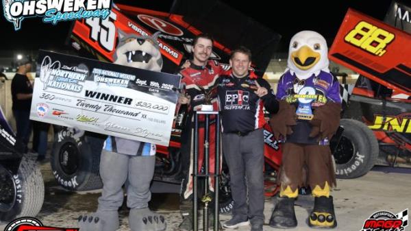 Nick Sheridan Wins in the 22nd Edition of Northern Sprint Car Nationals at Ohsweken