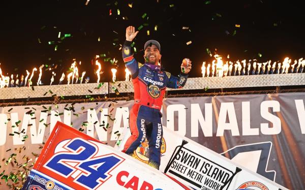 Rico Abreu Flies by Scelzi, Timms and Reutzel for Sixth 4-Crown Nationals Title at Eldora Speedway