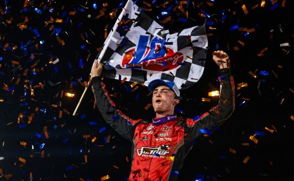 Corey Day Claims Wild World of Outlaws Ventura Debut