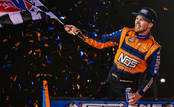 Sheldon Haudenschild Rolls from Row Five to Sharon Victory Lane